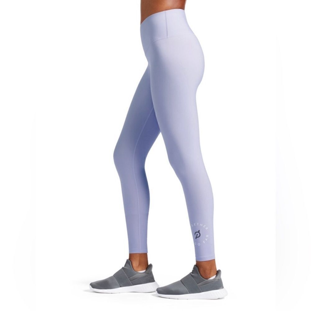 Peloton cadent high rise crossover compressive leggings lavender purple